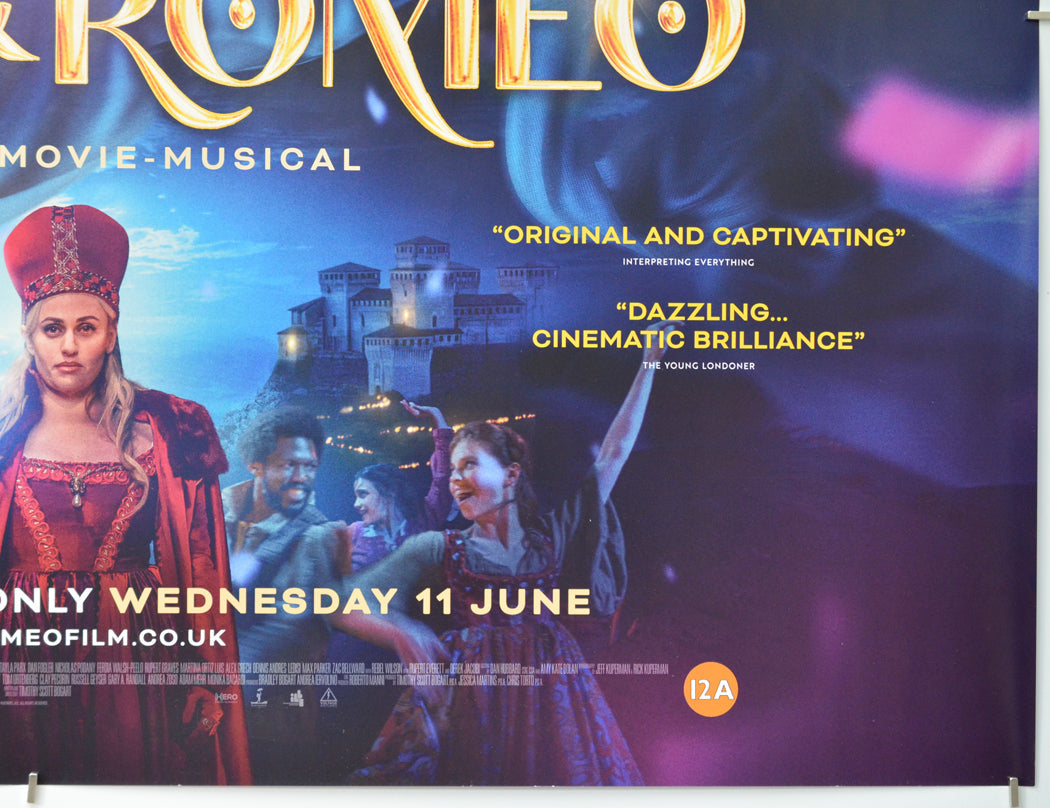 Juliet and Romeo (Bottom Right) Cinema Quad Movie Poster 