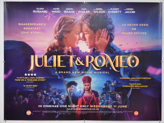Juliet and Romeo - Original Quad Poster - Film Poster - Movie Poster