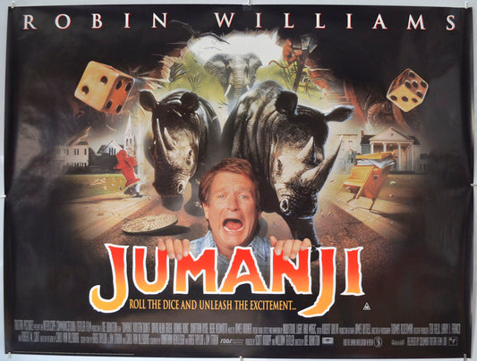 Jumanji Original Quad Poster - Film Poster - Movie Poster