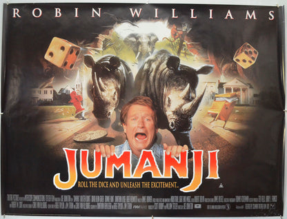 Jumanji Original Quad Poster - Film Poster - Movie Poster