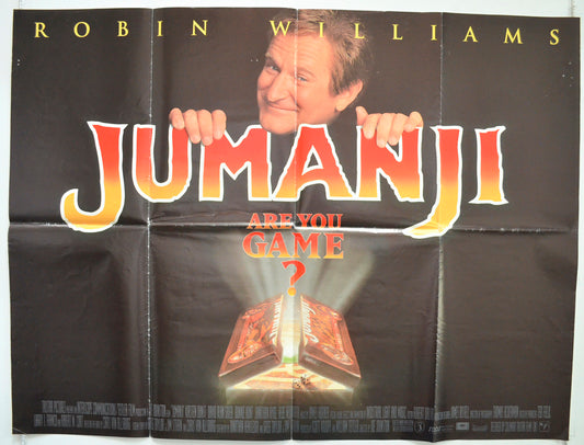 Jumanji  Original British Quad Poster - Film Poster - Movie Poster 