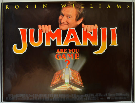 Jumanji  (Teaser / Advance Version)  Original Quad Poster - Film Poster - Movie Poster 