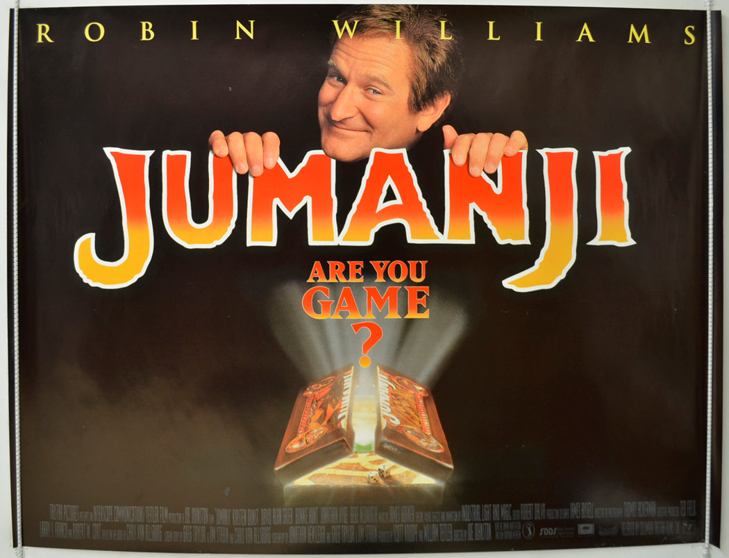 Jumanji  (Teaser / Advance Version)  Original Quad Poster - Film Poster - Movie Poster 