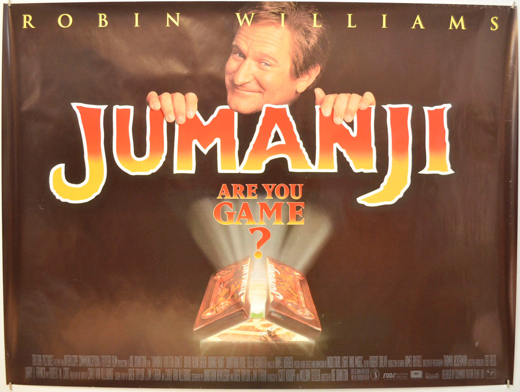 Jumanji Original Quad Poster - Film Poster - Movie Poster