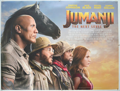 Jumanji: The Next Level - Original Quad Poster - Film Poster - Movie Poster