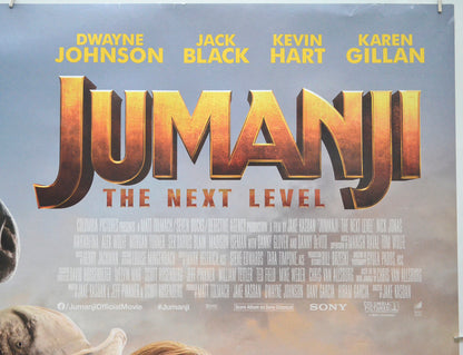 JUMANJI: THE NEXT LEVEL (Top Right) Cinema Quad Movie Poster 