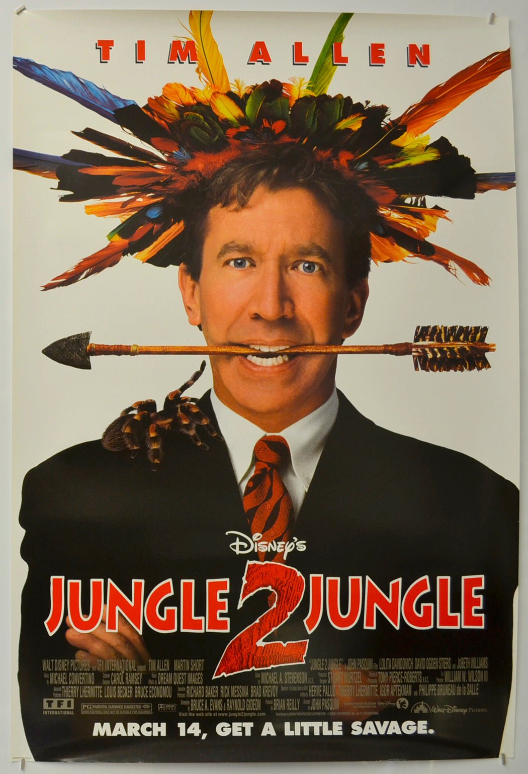 Jungle 2 Jungle  Original One Sheet Poster - Film Poster - Movie Poster