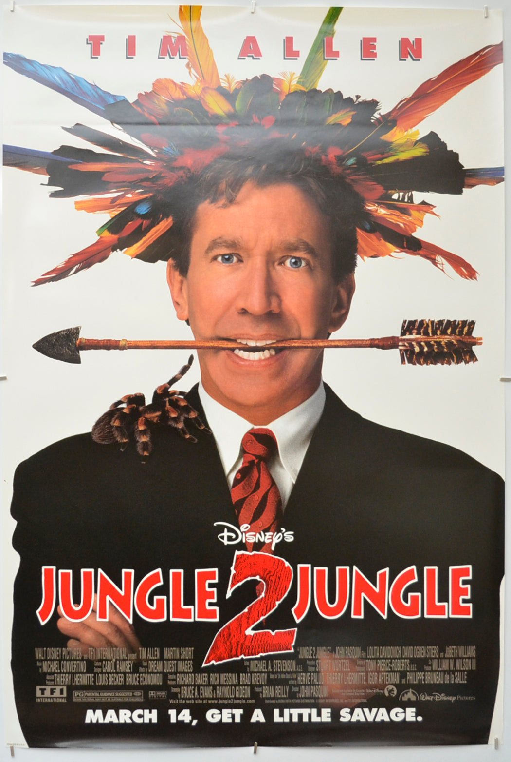 Jungle 2 Jungle Original One Sheet Poster - Film Poster - Movie Poster