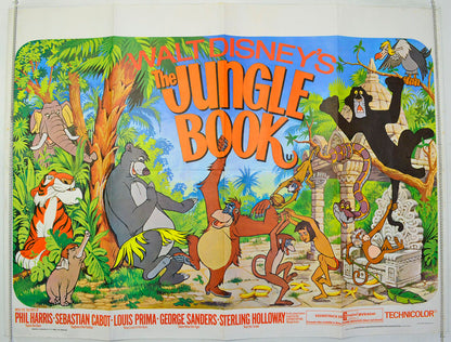 The Jungle Book   (1975 re-release Poster) Original British Quad Poster - Film Poster - Movie Poster