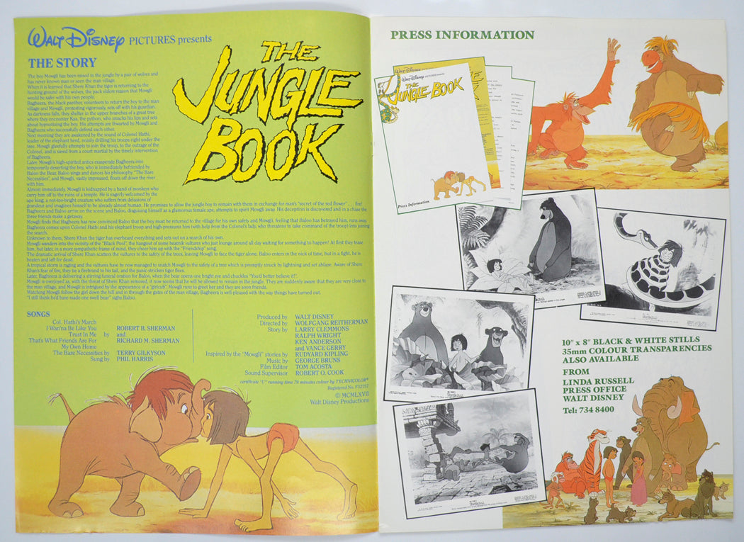 THE JUNGLE BOOK Cinema Exhibitors Campaign Pressbook - INSIDE 