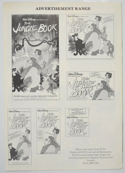 THE JUNGLE BOOK Cinema Exhibitors Campaign Pressbook - BACK 