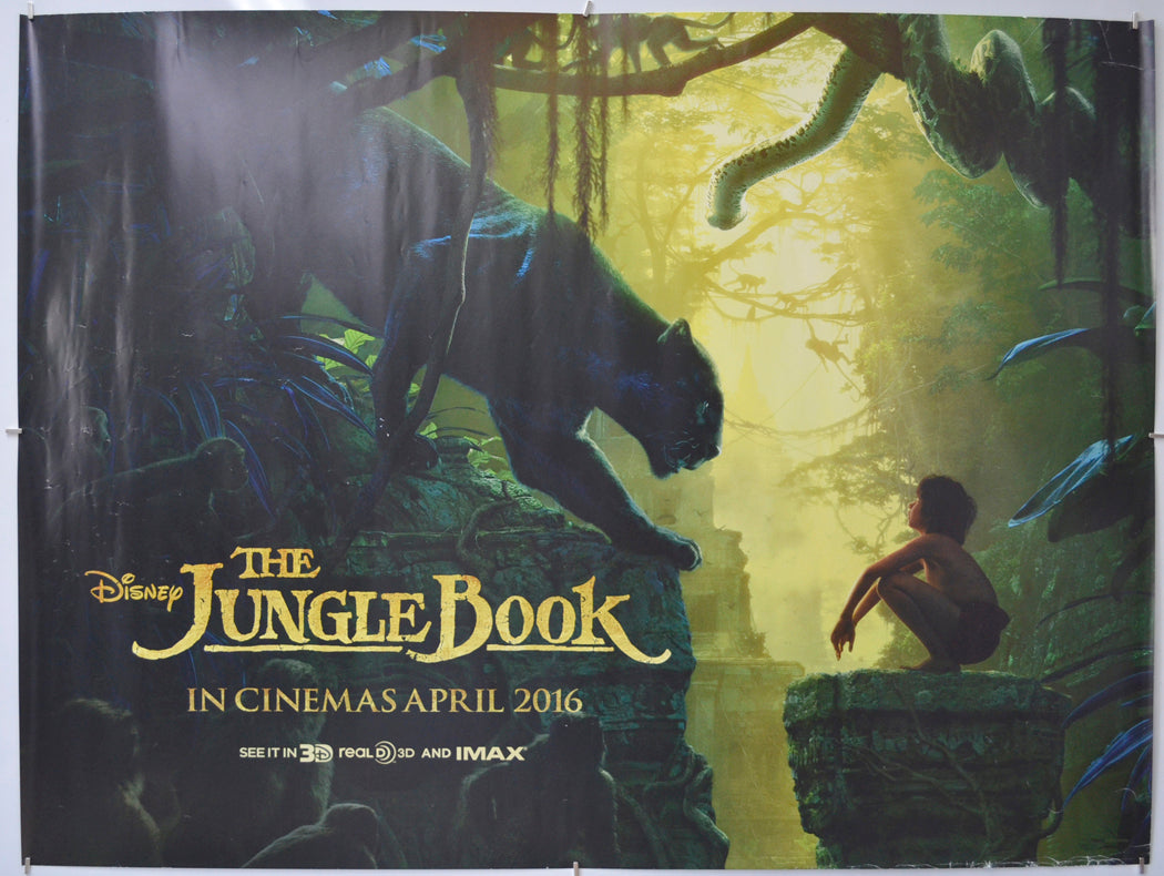 The Jungle Book - Original Quad Poster - Film Poster - Movie Poster