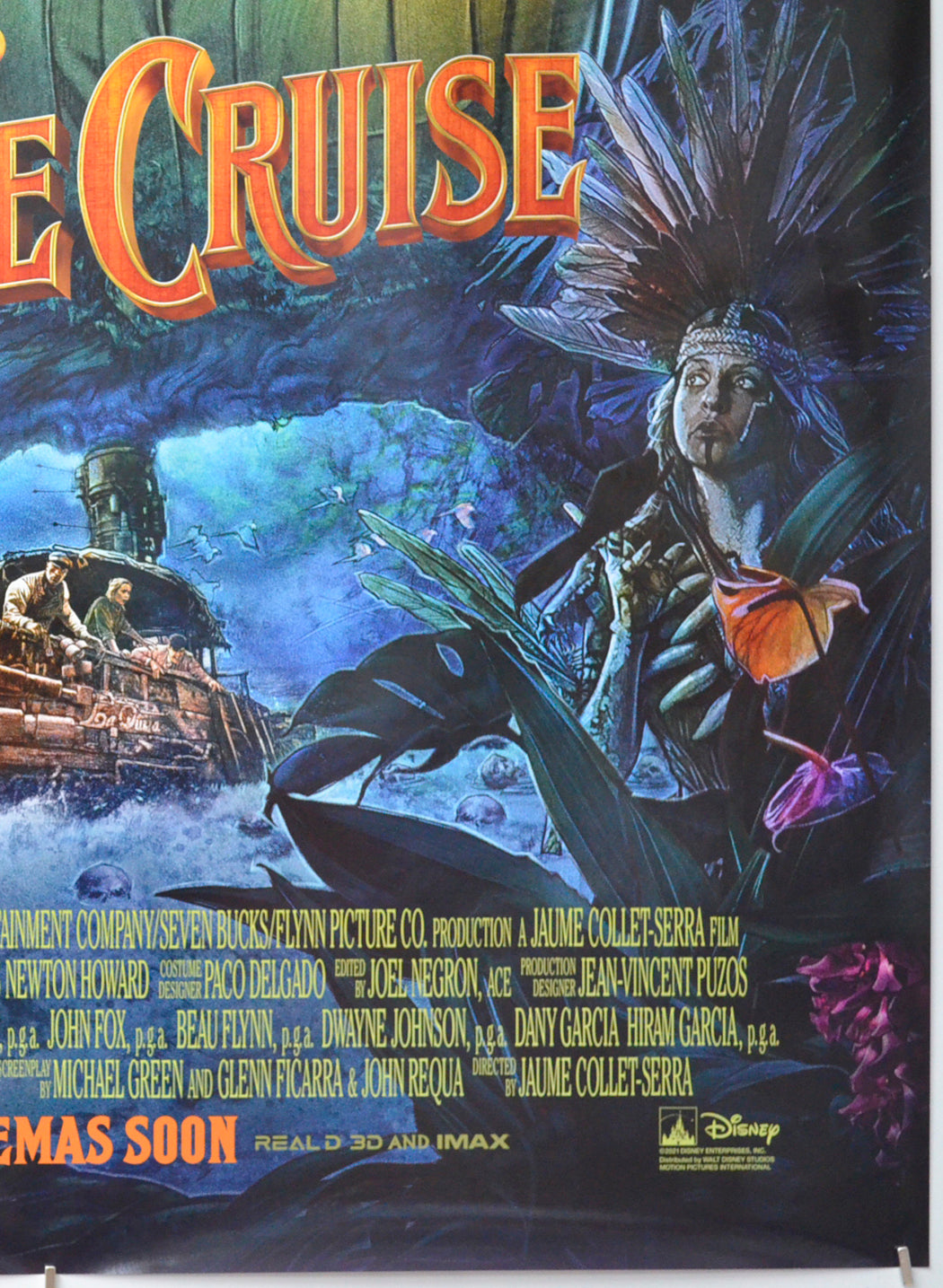 JUNGLE CRUISE (Bottom Right) Cinema One Sheet Movie Poster 