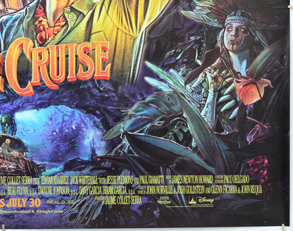 Jungle Cruise (Bottom Right) Cinema Quad Movie Poster 