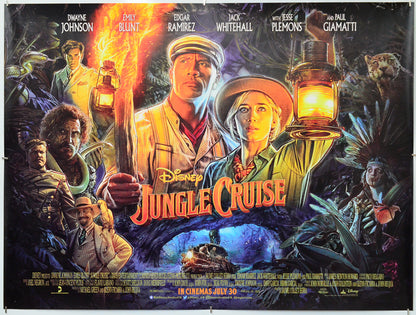 Jungle Cruise - Original Quad Poster - Film Poster - Movie Poster