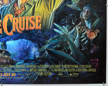 Jungle Cruise (Bottom Right) Cinema Quad Movie Poster 