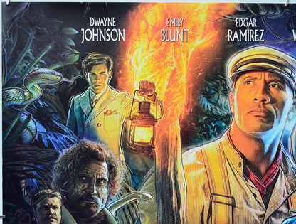 Jungle Cruise (Top Left) Cinema Quad Movie Poster 