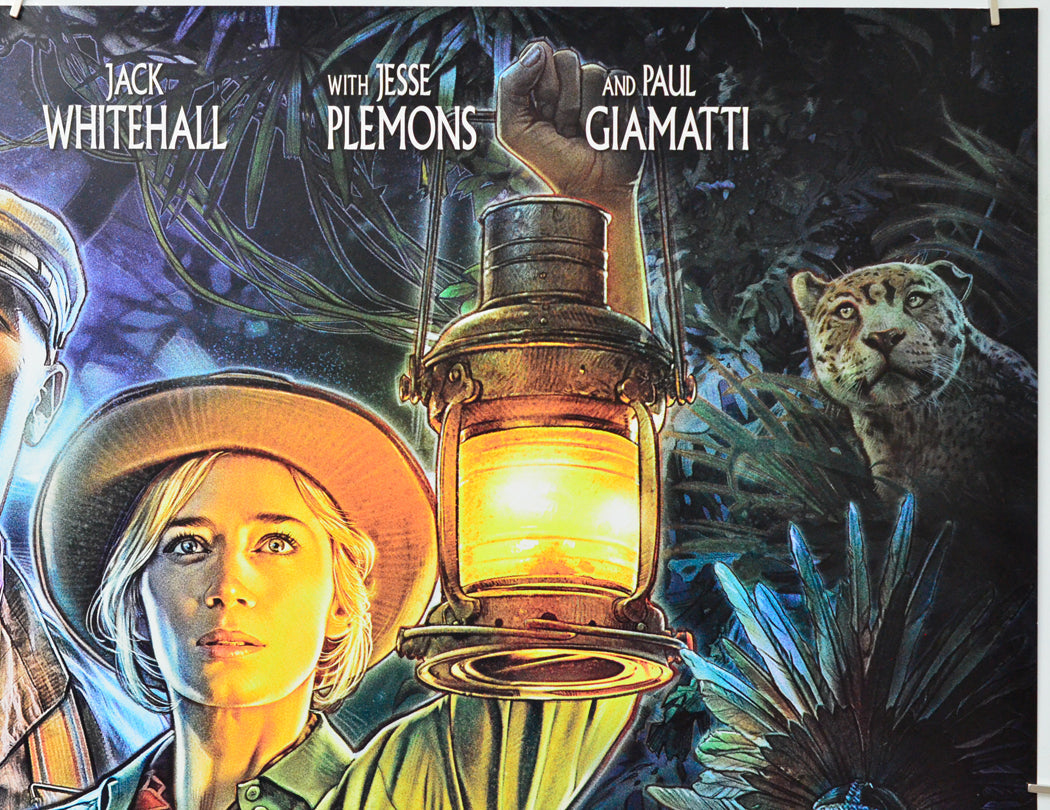 Jungle Cruise (Top Right) Cinema Quad Movie Poster 