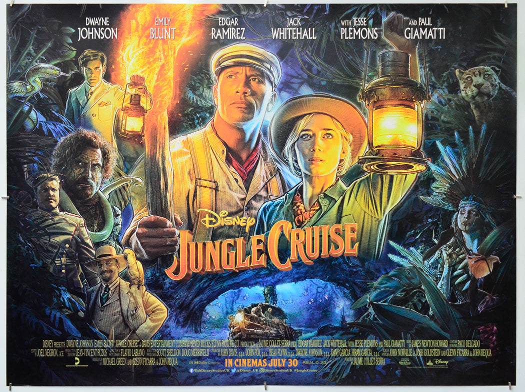 Jungle Cruise - Original Quad Poster - Film Poster - Movie Poster