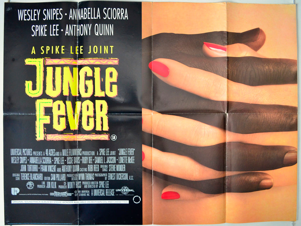 Jungle Fever Original British Quad Poster - Movie Poster