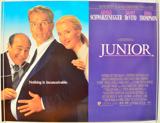 Junior  Original British Quad Poster - Film Poster - Movie Poster 