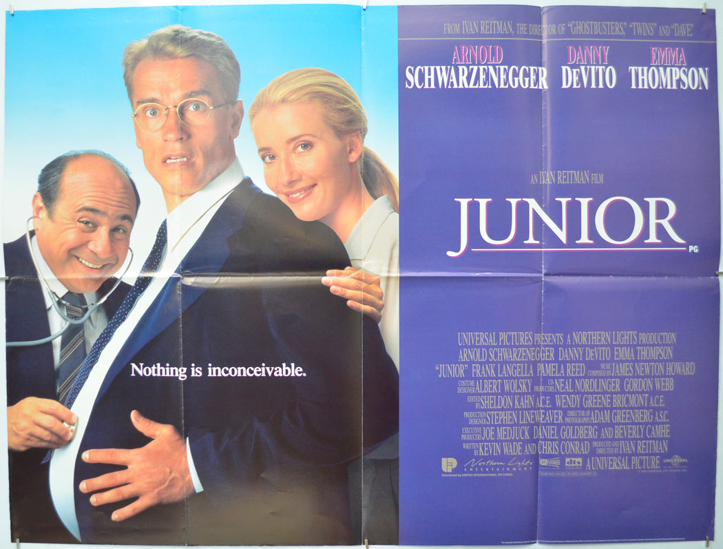 Junior - Original Quad Poster - Film Poster - Movie Poster