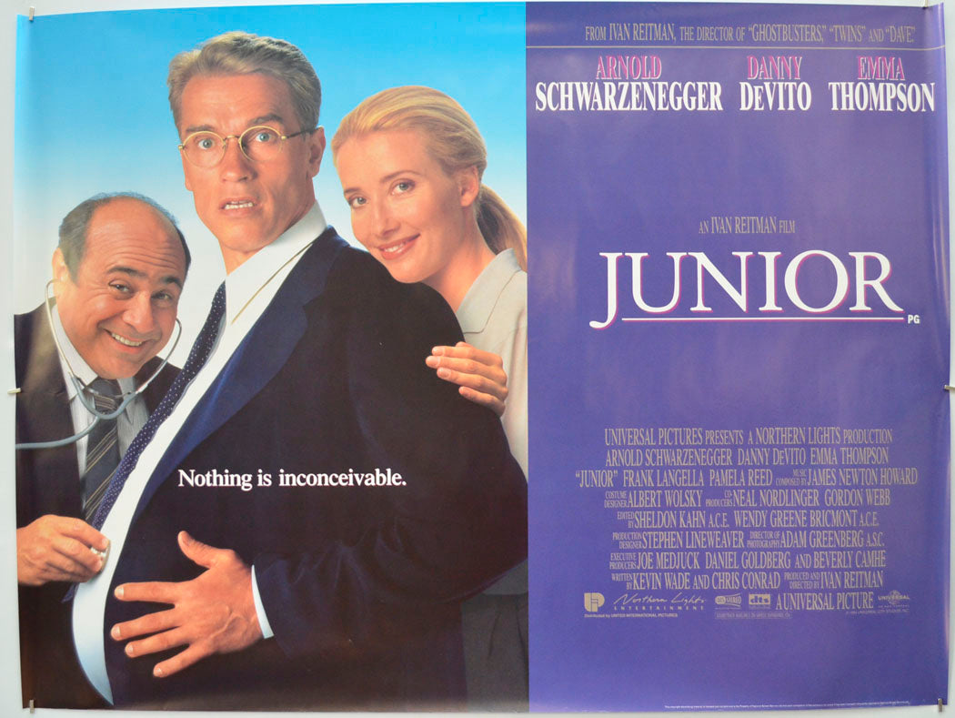 Junior Original Quad Poster - Film Poster - Movie Poster