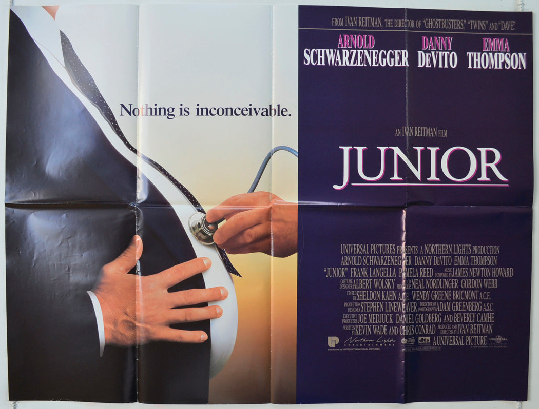 Junior  (Teaser / Advance Version)  Original Quad Poster - Film Poster - Movie Poster 