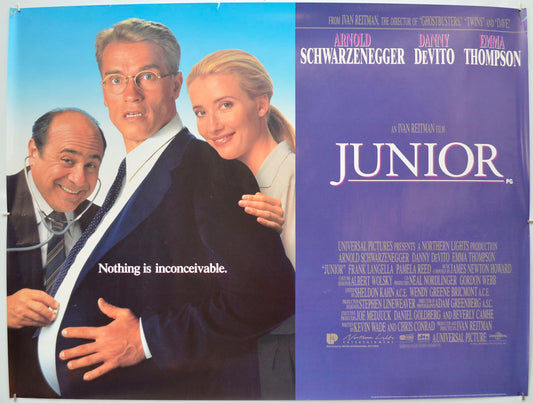 Junior Original Quad Poster - Film Poster - Movie Poster