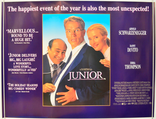 Junior  Original British Quad Poster - Film Poster - Movie Poster 