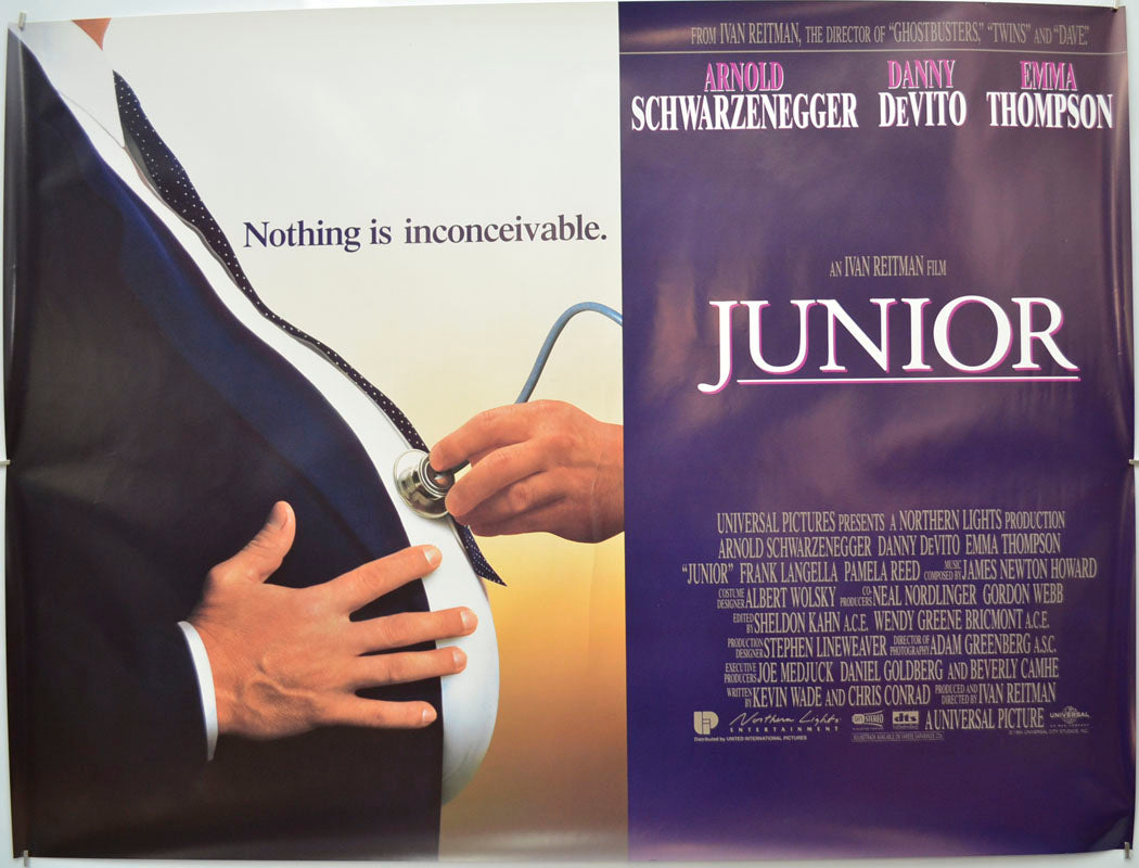 Junior (Teaser / Advance Version) Original Quad Poster - Film Poster - Movie Poster