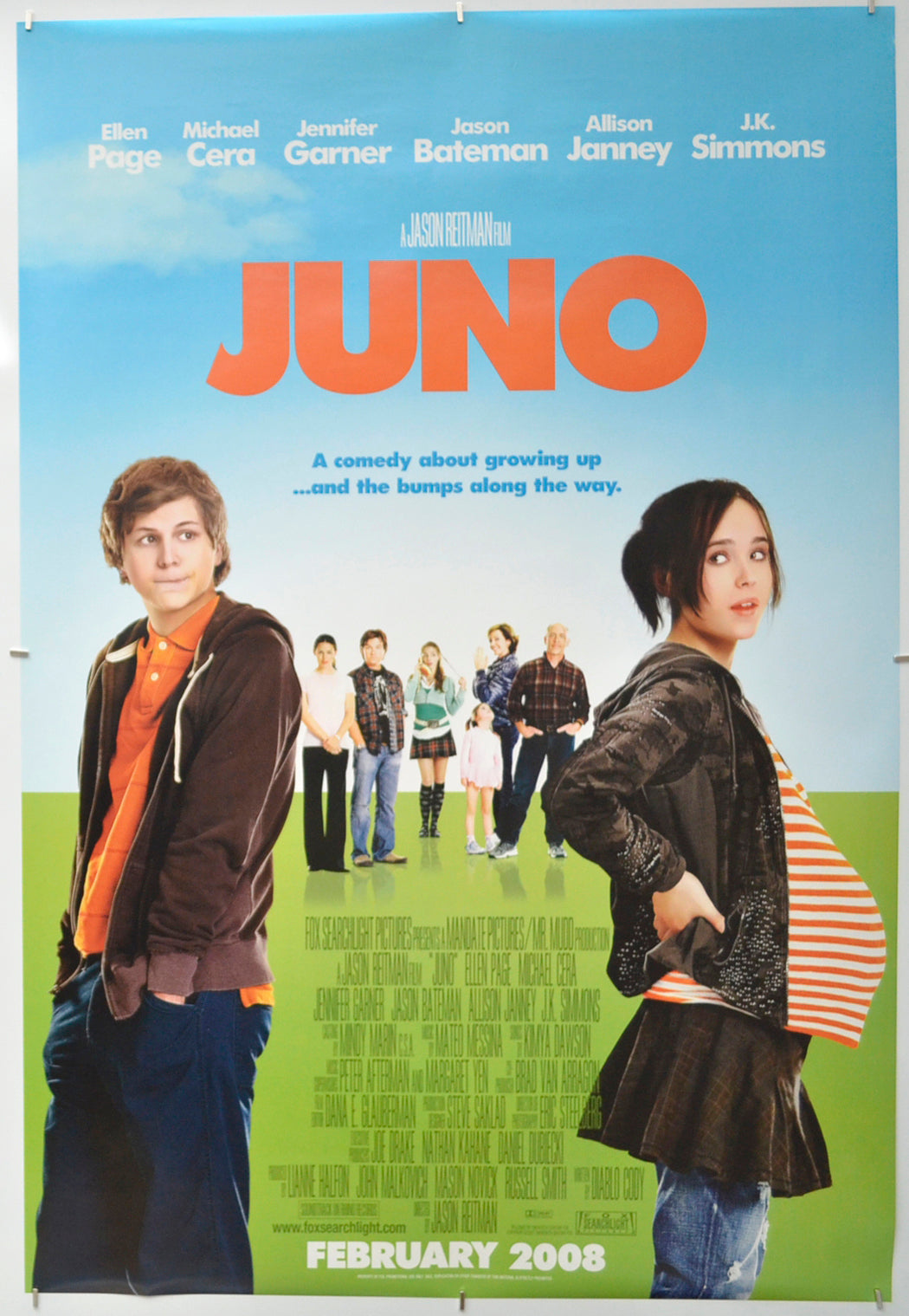 Juno Original One Sheet Poster - Film Poster - Movie Poster