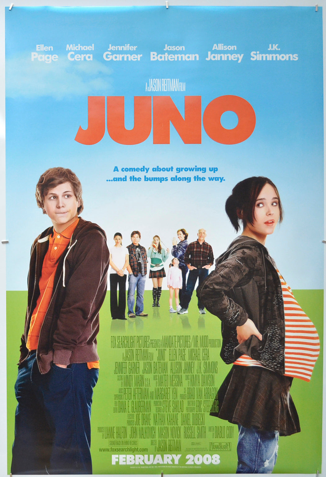 “Juno” Original One Sheet Poster - Film Poster - Movie Poster – pastposters