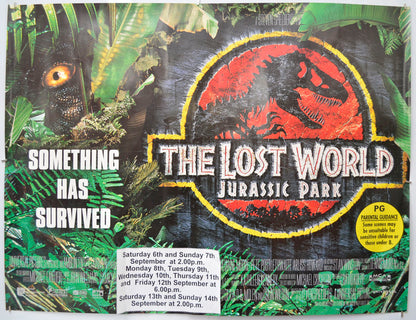 Jurassic Park II : The Lost World  Original Quad Poster - Film Poster - Movie Poster