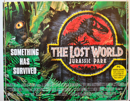 Jurassic Park II : The Lost World  Original British Quad Poster - Movie Poster