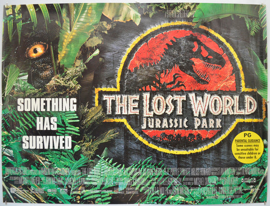 Jurassic Park II : The Lost World - Original Quad Poster - Film Poster - Movie Poster