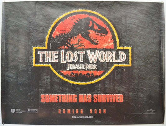 Jurassic Park II : The Lost World (Teaser / Advance Version) Original Quad Poster - Film Poster - Movie Poster