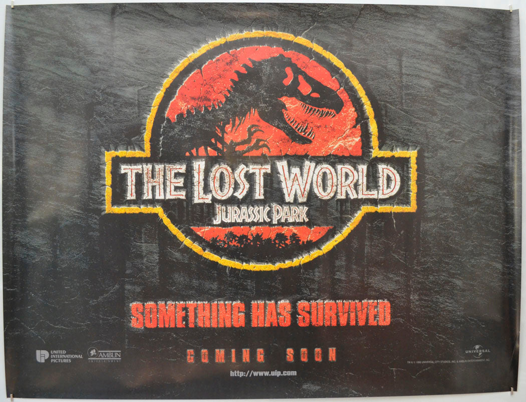 Jurassic Park II : The Lost World (Teaser / Advance Version) Original Quad Poster - Film Poster - Movie Poster