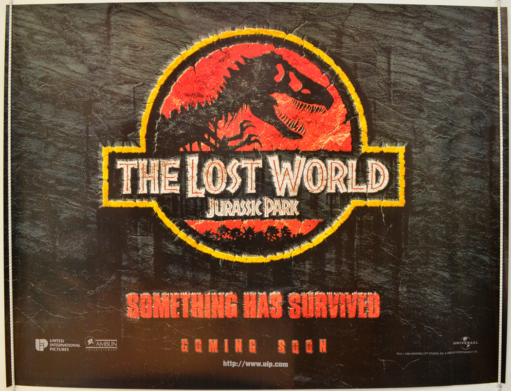 Jurassic Park II : The Lost World   Original British Quad Poster - Film Poster - Movie Poster 