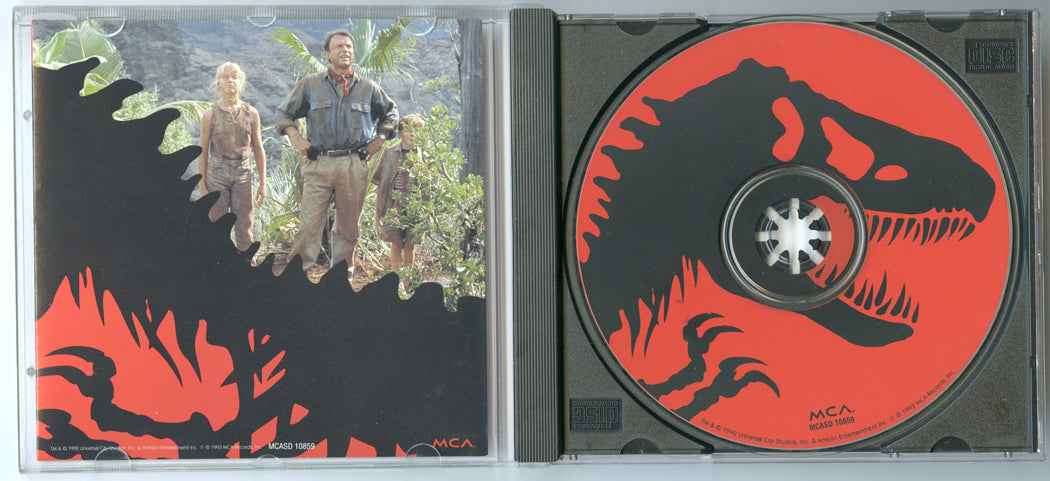 JURASSIC PARK Original CD Soundtrack (Inside) 