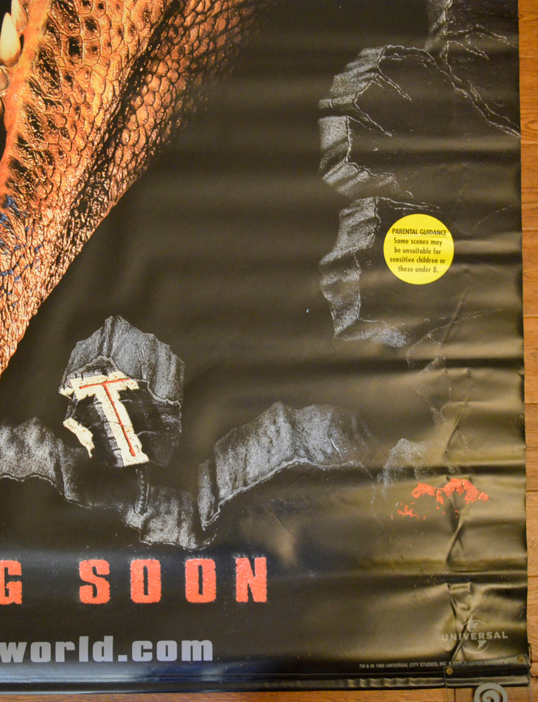 JURASSIC PARK LOST WORLD Cinema BANNER Bottom Right 