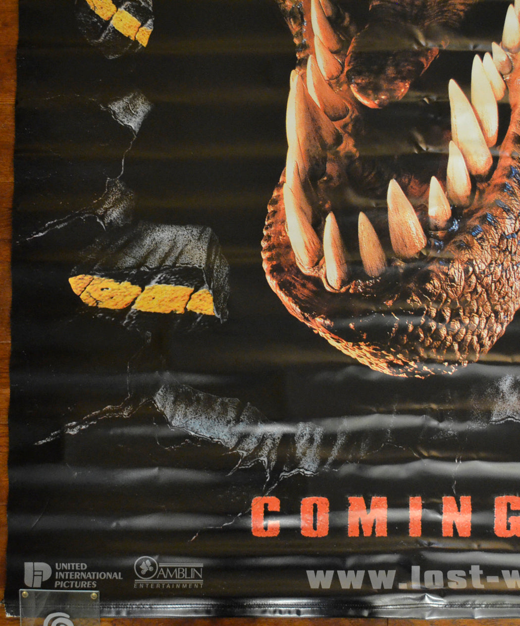 JURASSIC PARK LOST WORLD Cinema BANNER Bottom Left 