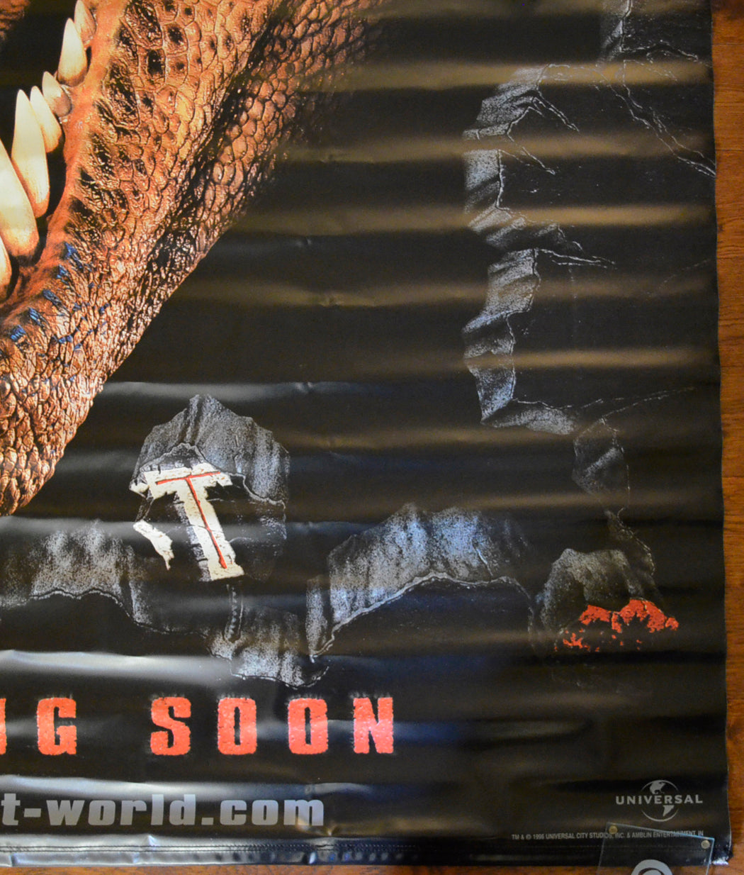 JURASSIC PARK LOST WORLD Cinema BANNER Bottom Right 