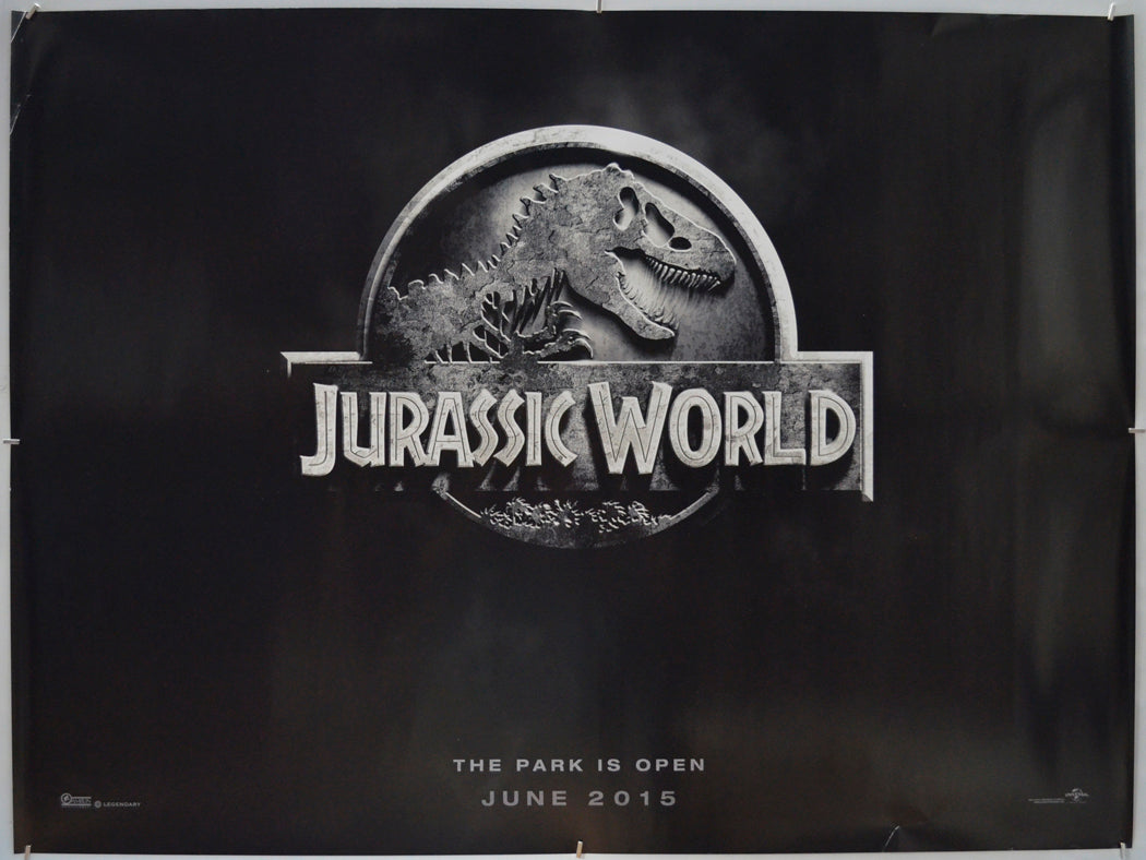 Jurassic World - Original Quad Poster - Film Poster - Movie Poster