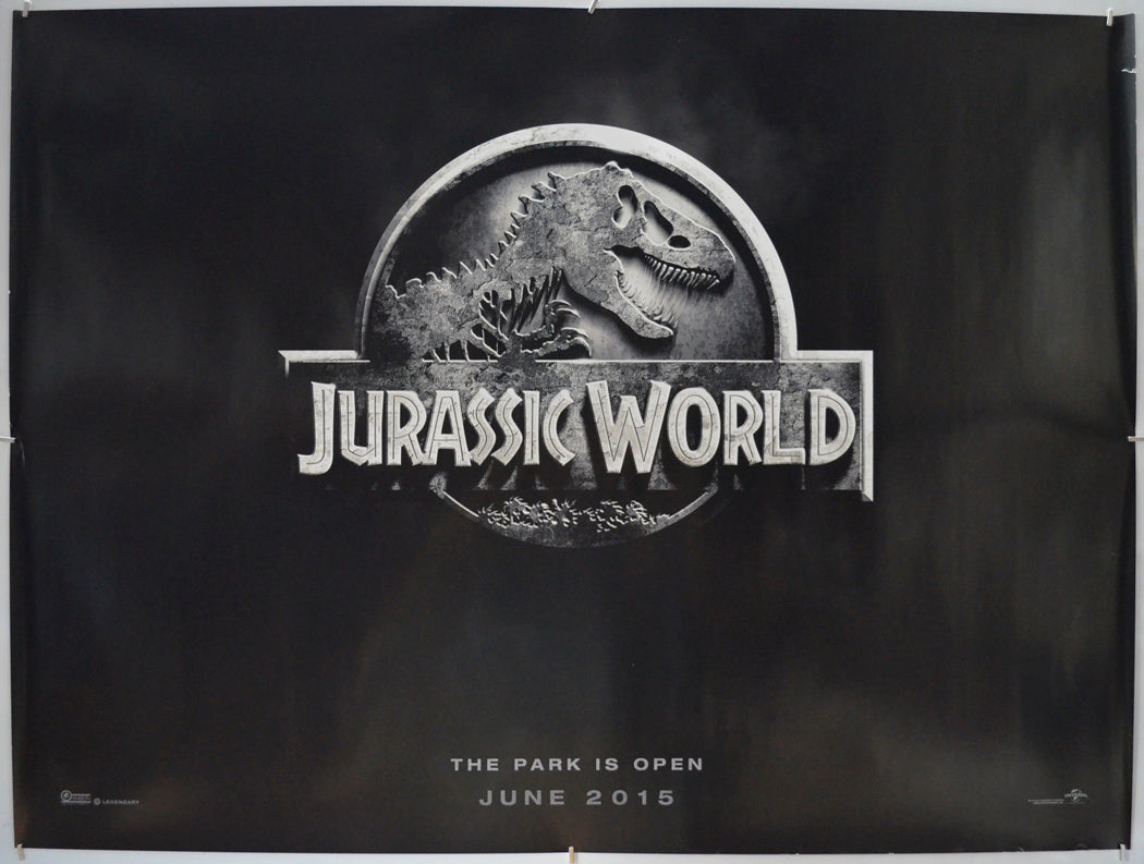 Jurassic World - Original Quad Poster - Film Poster - Movie Poster