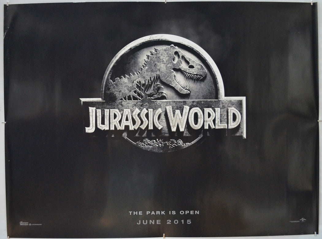 Jurassic World - Original Quad Poster - Film Poster - Movie Poster