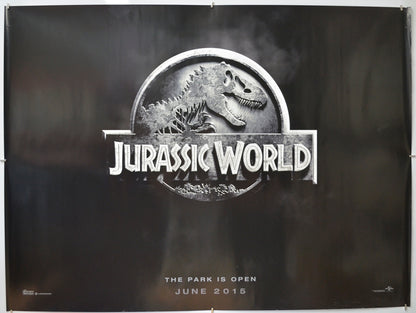 Jurassic World  (Teaser / Advance Version)   Original Quad Poster - Film Poster - Movie Poster