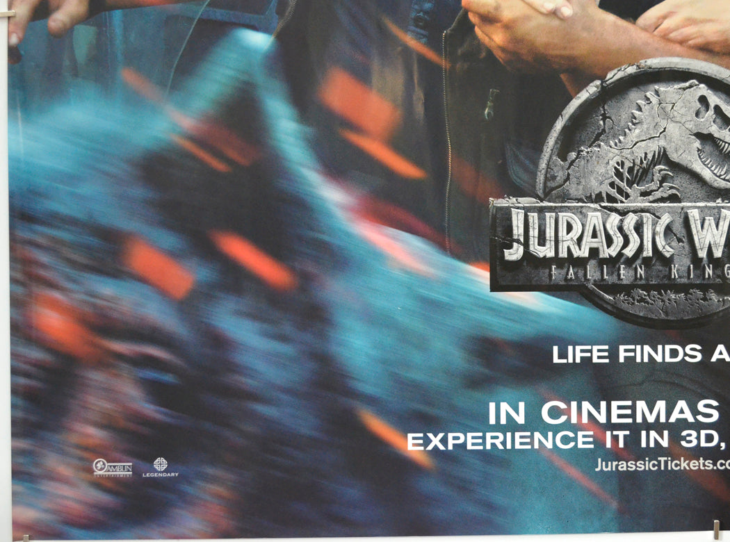 JURASSIC WORLD: FALLEN KINGDOM (Bottom Left) Cinema Quad Movie Poster 