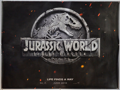 Jurassic World: Fallen Kingdom - Original Quad Poster - Film Poster - Movie Poster