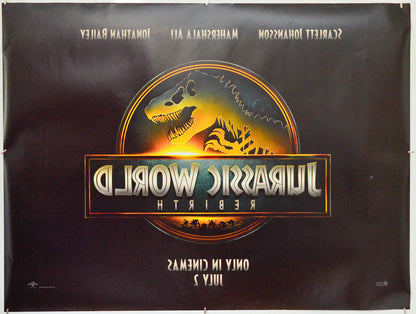 Jurassic World: Rebirth (Back) Cinema Quad Movie Poster 